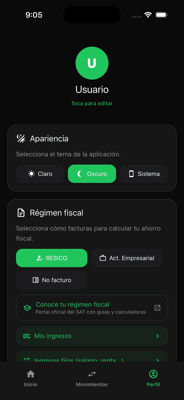 Perfil fiscal